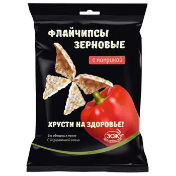 Флайчипсы зерновые 40 г с паприкой