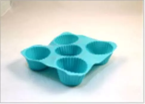 Форма для выпечки 18*18*3, 5 м абсолют хоум мятная силикон в131-11