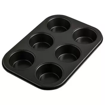 Форма для выпечки 26*17*3см 6 ячеек жаклин круг 583768