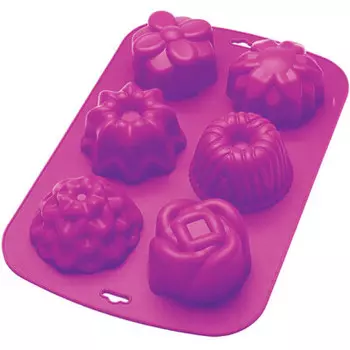 Форма для выпечки Marmiton шесть цветков 31*22*4,5 см 6 ячеек шт