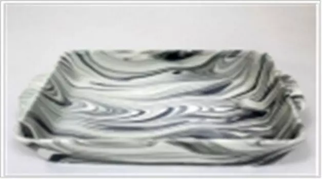 Форма для запекания 34*21*6,5см абсолют хоум керамика прямоугольная серая