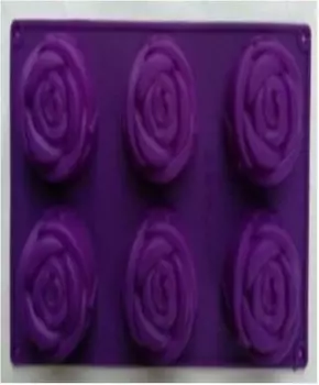 Форма силиконовая атмикс розы rkd-101 p фиолетовый rkd-101 p