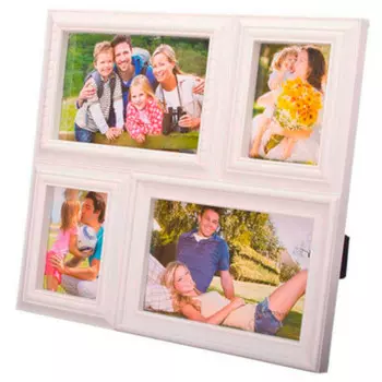 Фоторамка 28*25,5*2см на 4 фото пластик 520-220 (22-02)