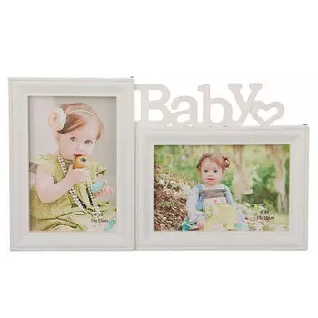 Фоторамка 31*18*2 см на 2 фото 10*15/15*10 см 596-187