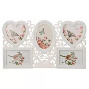 Фоторамка-коллаж 44*32*3 см на 5 фото 3-15*10/2-13*13см 596-183