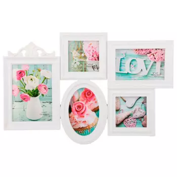 Фоторамка-коллаж Арти-м 50*33*3см 5 фото 2-10*15см 2-10*10см 13*18см 596-165