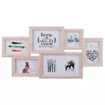 Фоторамка-коллаж Арти-м 63*33*2см 6 фото 596-212