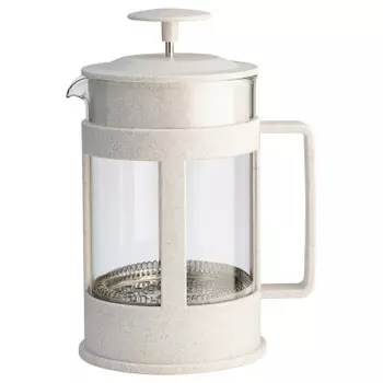 Френч-пресс 600 мл лара стальной фильтр боросиликатное стекло lr06-50-600