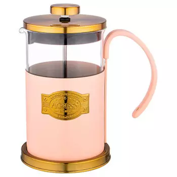 Френч-пресс 600мл агнесс тюдор розовый 894-104