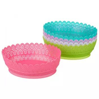 Фруктовница d 21*10 см в ассортименте 36040-29