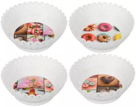 Фруктовница d 23 см в ассортименте 36040-10