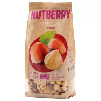 Фундук жареный 220г Nutberry