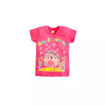 Футболка д/девочки коралл р.6-9 такро 01rk-6/9