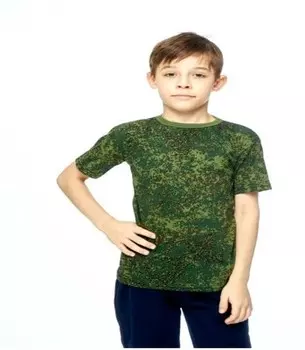 Футболка детская камуфляж 1355