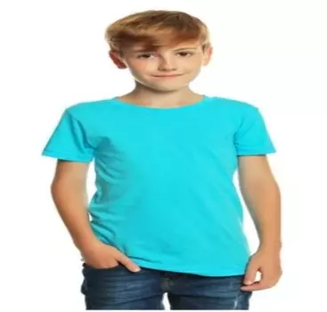 Футболка детская однотонная