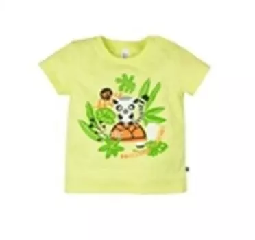 Футболка с принтом для девочки р.24 /68 259б-165