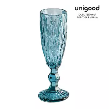 Фужер 150 мл Unigood синий стекло
