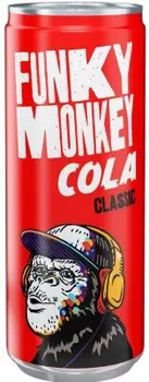 Газ.напиток фанки манки кола 0.33 л классик ж/б