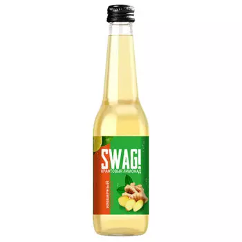 Газ. Напиток свэг 0,33л имбирный лимонад ст/б