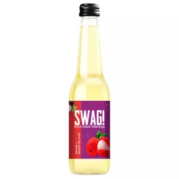 Газ. Напиток свэг 0,33л личи и мангостин ст/б