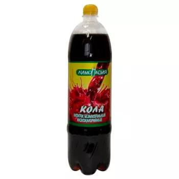 Газированная вода лимонадия 1,5л кола