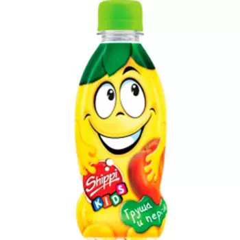Газированная вода шиппи кидс 0,33л груша персик пл/б