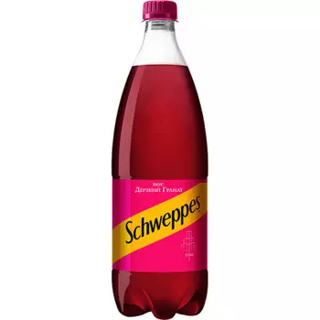 Газированный напиток швеппс дерзкий гранат 1л пэт
