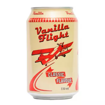 Газированный напиток ванила флайт классический вкус 0,33л ж/б