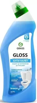 Гель для чистки ванной и туалета грасс глосс 750 мл антиналет лилия