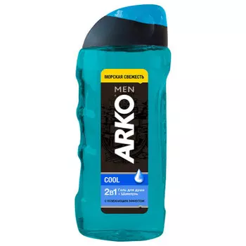 Гель для душа+шампунь арко 260 мл кул