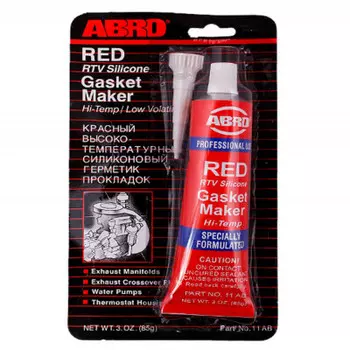 Герметик абро 85 г красный 11-ав-к