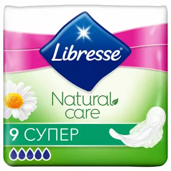Прокладки либресс натюрел 9 шт ультра супер