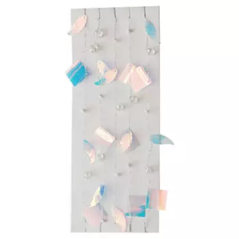 Гирлянда новогодняя магик тайм квадратики и листики на проволоке из черного металла 120 x3x 86400