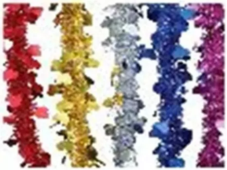 Гирлянда сердечки 50+110мм 2м г-278