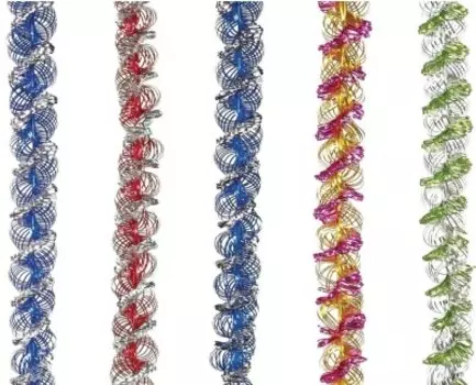 Гирлянда спираль двойная 2м г-217