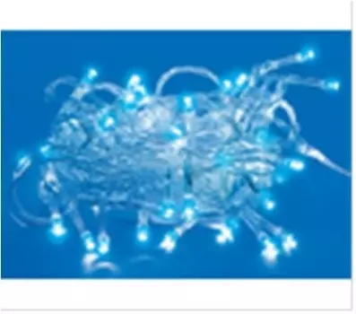 Гирлянда юниель 10 м 100 светодиодов синий свет ul-00007197