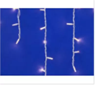 Гирлянда юниель бахрома светодиодная горит 3 м 200 лампочек теплый белый свет ul-00003679