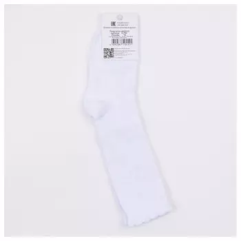 Гольфы детские красная ветка р.16 белый с790