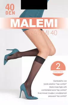 Гольфы женские малеми 40ден 2пары наоми мелон