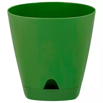 Горшок д/цветов амстердам д25см 8л с прикорневым поливом оливковый ing6202ол