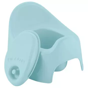 Горшок детский лалабеби с крышкой голубое облачко la270111020