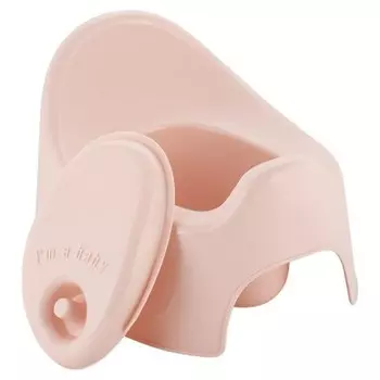 Горшок детский лалабеби с крышкой розовый зефир la270111032