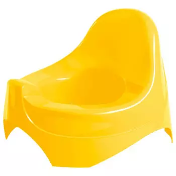 Горшок детский Пластишка желтый 431326006
