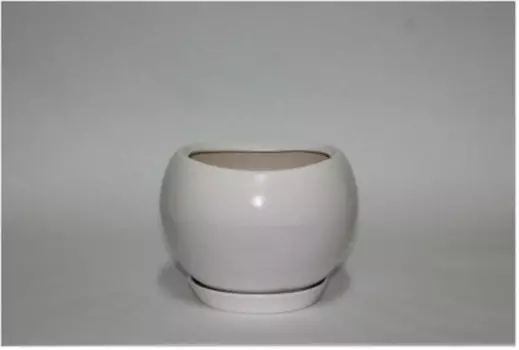 Горшок для цветов адель №2 3.5 л белый керамика