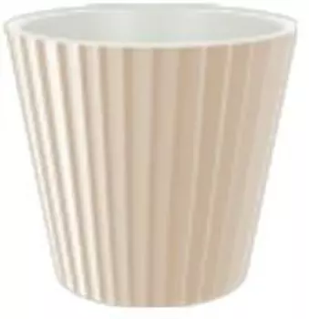 Горшок для цветов ингрин сэнд д23 см 5.8 л дренажная вставка молочный шоколад ig640210047