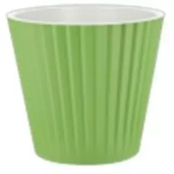 Горшок для цветов ингрин сэнд д32 см 15.8 л дренажная вставка на колесах зеленая фисташка ig64