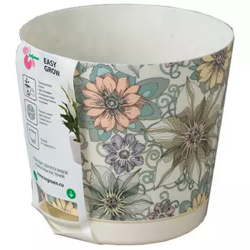 Горшок для цветов изи гроу д12 см 0.7 л с прикорневым поливом цветочный дом ing47012 цд