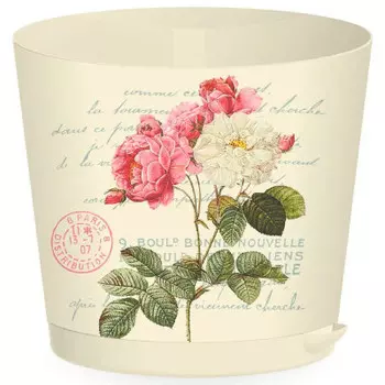 Горшок для цветов изи гроу д16 см 1.8 л с прикорневым поливом сливочный прованс ing47016 мп