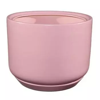 Горшок для цветов орфей №4 1.2 л розовый керамика