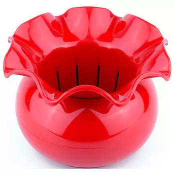 Горшок для фиалок аленький цветочек 0.7 л красный техоснастка